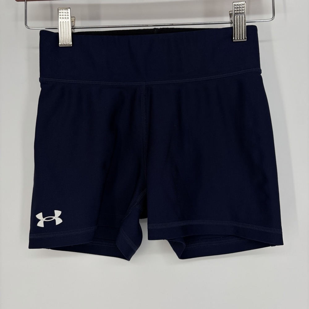 Under Armour Shorty 3 Ladies XS Navy Shorts Volleyball Athletic Training Gym